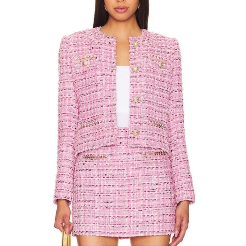 Generation Love Pink Tweed Blazer and Skirt Set, BNWT!